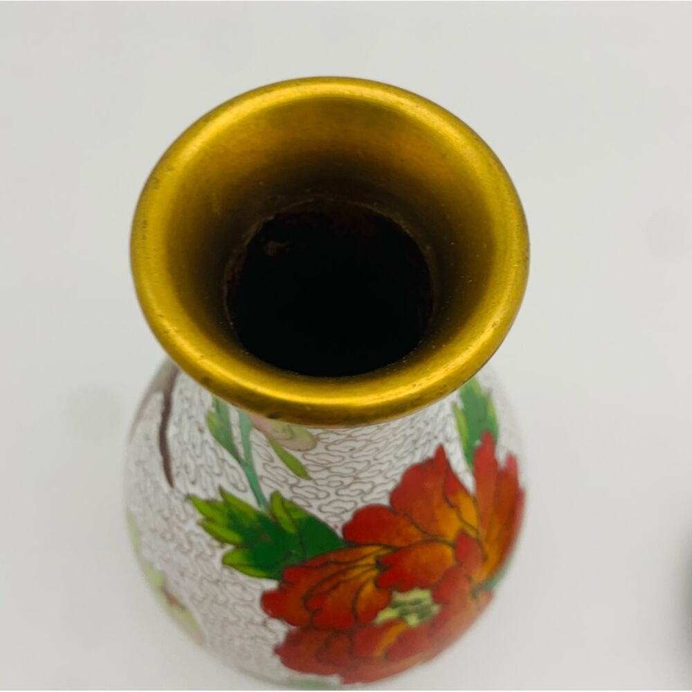 Vintage Cloisonne Vase - Picture 11 of 13
